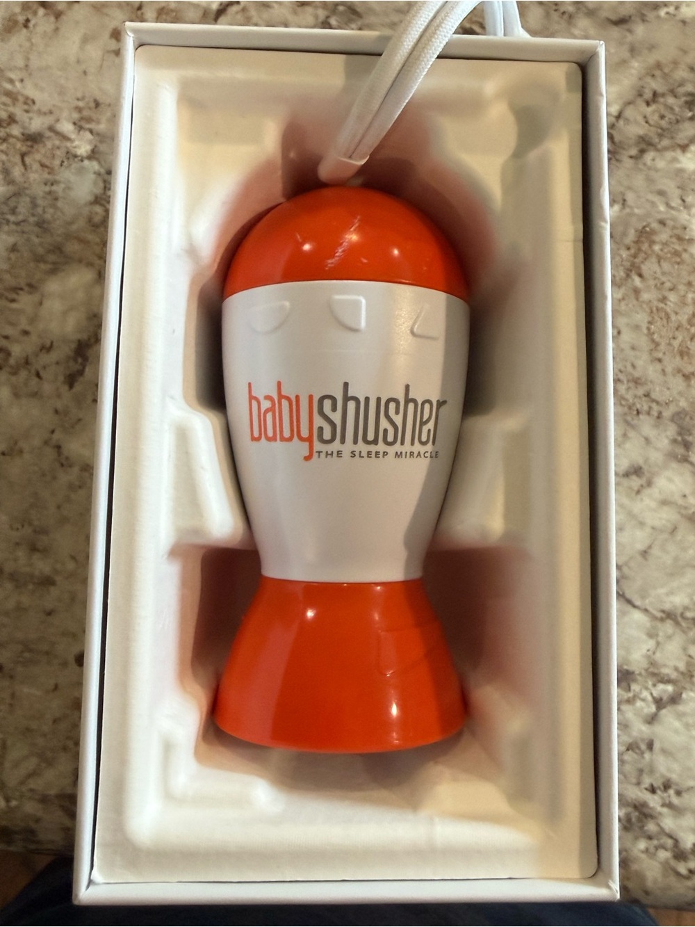 Baby Shusher Sleep Miracle Soother - White & Orange